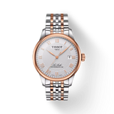 Montre Tissot Le Locle Powermatic 80 bicolore en or rose T006.407.22.033.00
