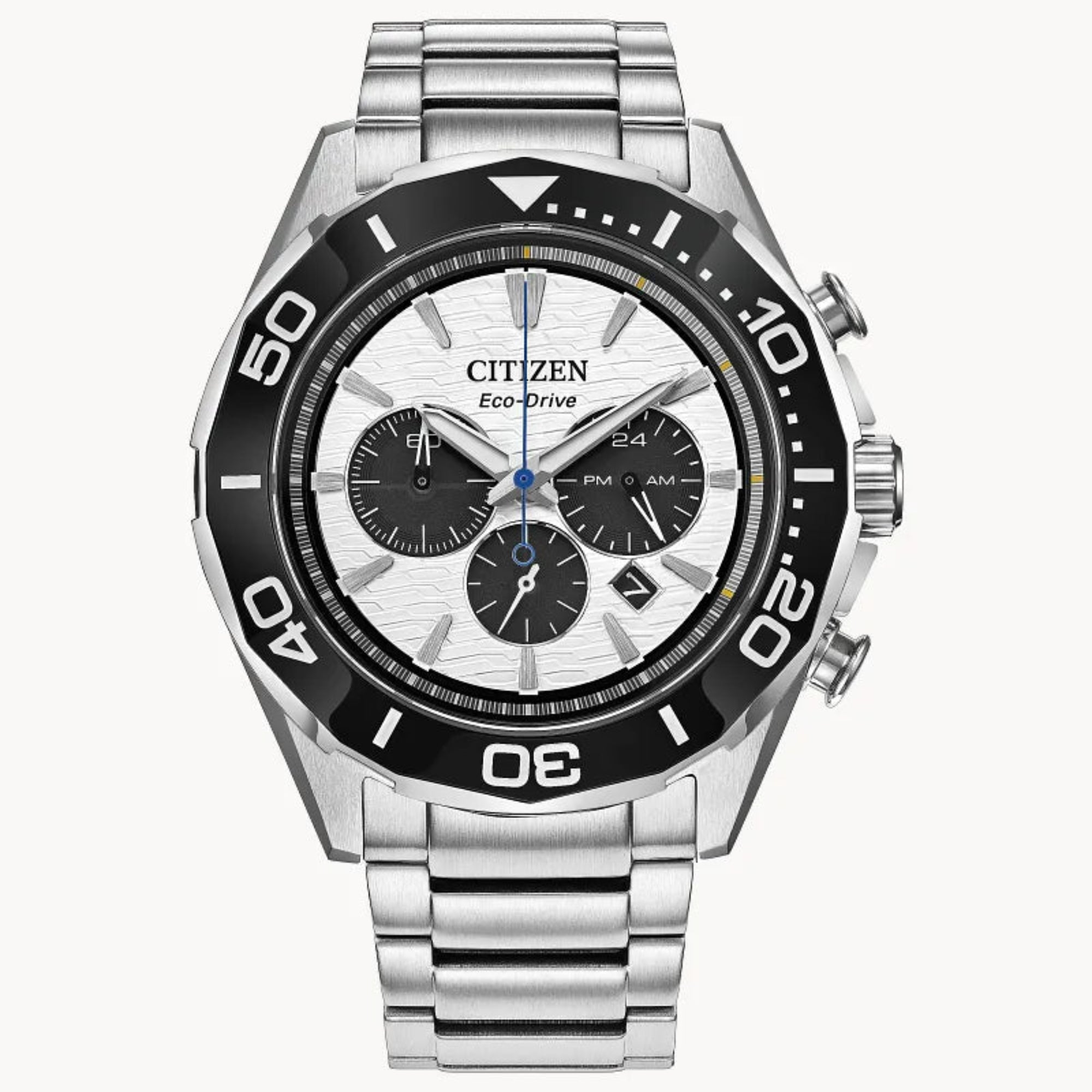 Citizen CA4730-59A Panda dial version Endeavor Chrono Series - Bijoux Eclore