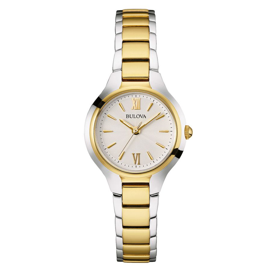 Bulova Ladies' Classic Dress 3-Hand Quartz Stainless Steel Watch 98L217 - Bijoux Eclore