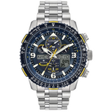 Citizen Blue Angles Skyhawk Eco Drive Blue Dial Stainless Steel Watch JY8078-52L