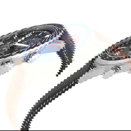 Citizen Brycen Men's Eco Drive Blue Dial Brown Leather Strap Watch CA0648-09L