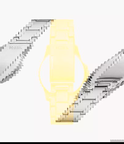 Fossil Blue Dive Three-Hand Date Gold-Tone Stainless Steel Watch FS6030