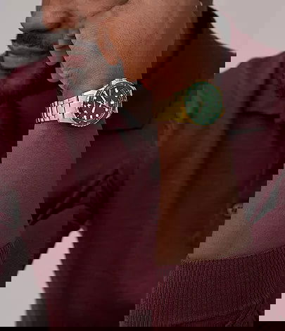 Fossil Blue Dive Three-Hand Date Gold-Tone Stainless Steel Watch FS6030