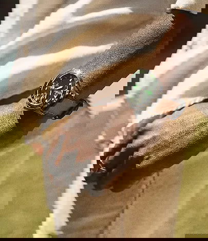 Fossil Blue Dive Three-Hand Date Tan LiteHide Leather Watch FS5946