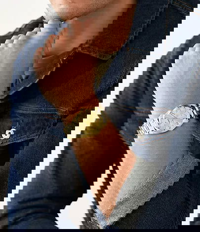 Fossil Everett Three-Hand Date Gold-Tone Stainless Steel Watch FS5965