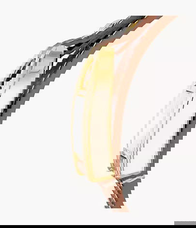 Fossil Harwell Three-Hand Medium Brown Leather Watch ES5264