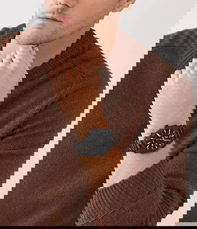 Fossil Machine Three-Hand Date Black Stainless Steel Watch FS5971