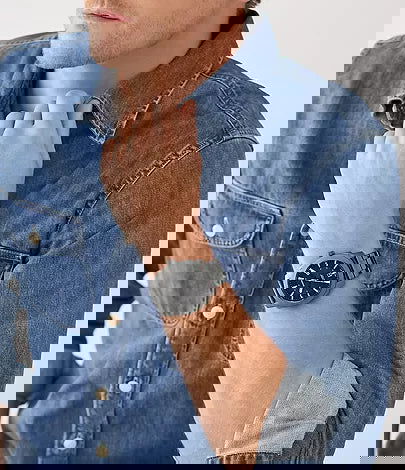 Fossil Machine Three-Hand Date Smoke Stainless Steel Watch FS5970