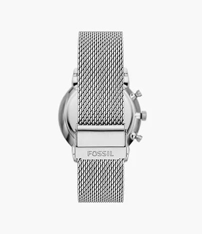 Fossil Neutra Chronograph Stainless Steel Mesh Watch and Bracelet Box Set FS6020SET