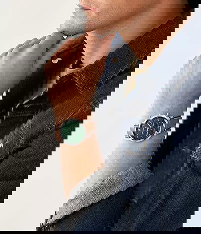 Fossil Neutra Chronograph Tan LiteHide Leather Watch FS5963