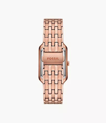 Fossil Raquel Three-Hand Date Medium Brown LiteHide Leather Watch ES5323