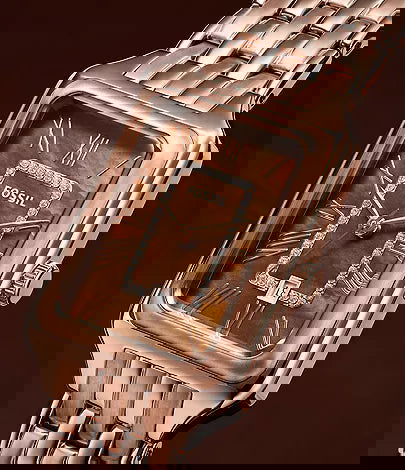 Fossil Raquel Three-Hand Date Medium Brown LiteHide Leather Watch ES5323