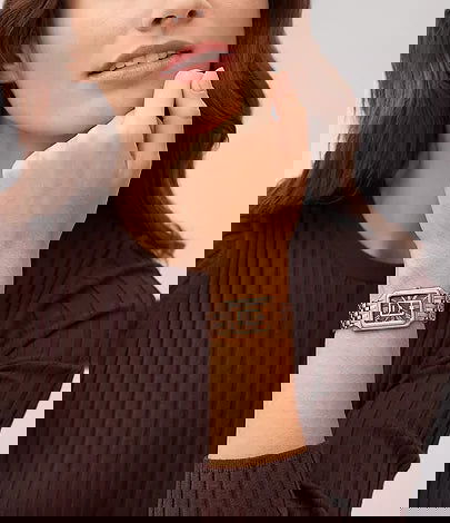 Fossil Raquel Three-Hand Date Medium Brown LiteHide Leather Watch ES5323