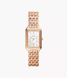 FOSSIL Raquel Three-Hand Date Watch in Rose Gold-Tone Stainless Steel ES5271