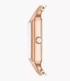 FOSSIL Raquel Three-Hand Date Watch in Rose Gold-Tone Stainless Steel ES5271