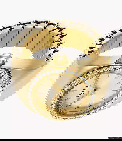 Fossil Scarlette Mini Three-Hand Date Two-Tone Stainless Steel Watch ES5319