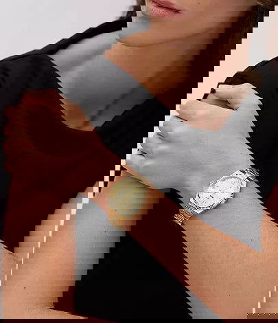 Fossil Scarlette Three-Hand Date Watch in Gold-Tone Stainless Steel ES5299