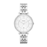 Fossil Women s Jacqueline Crystal Silver Stainless Steel Watch ES3545