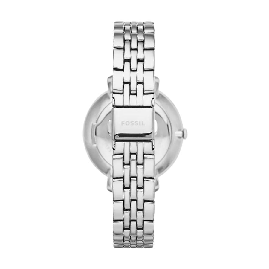 Fossil Women s Jacqueline Crystal Silver Stainless Steel Watch ES3545