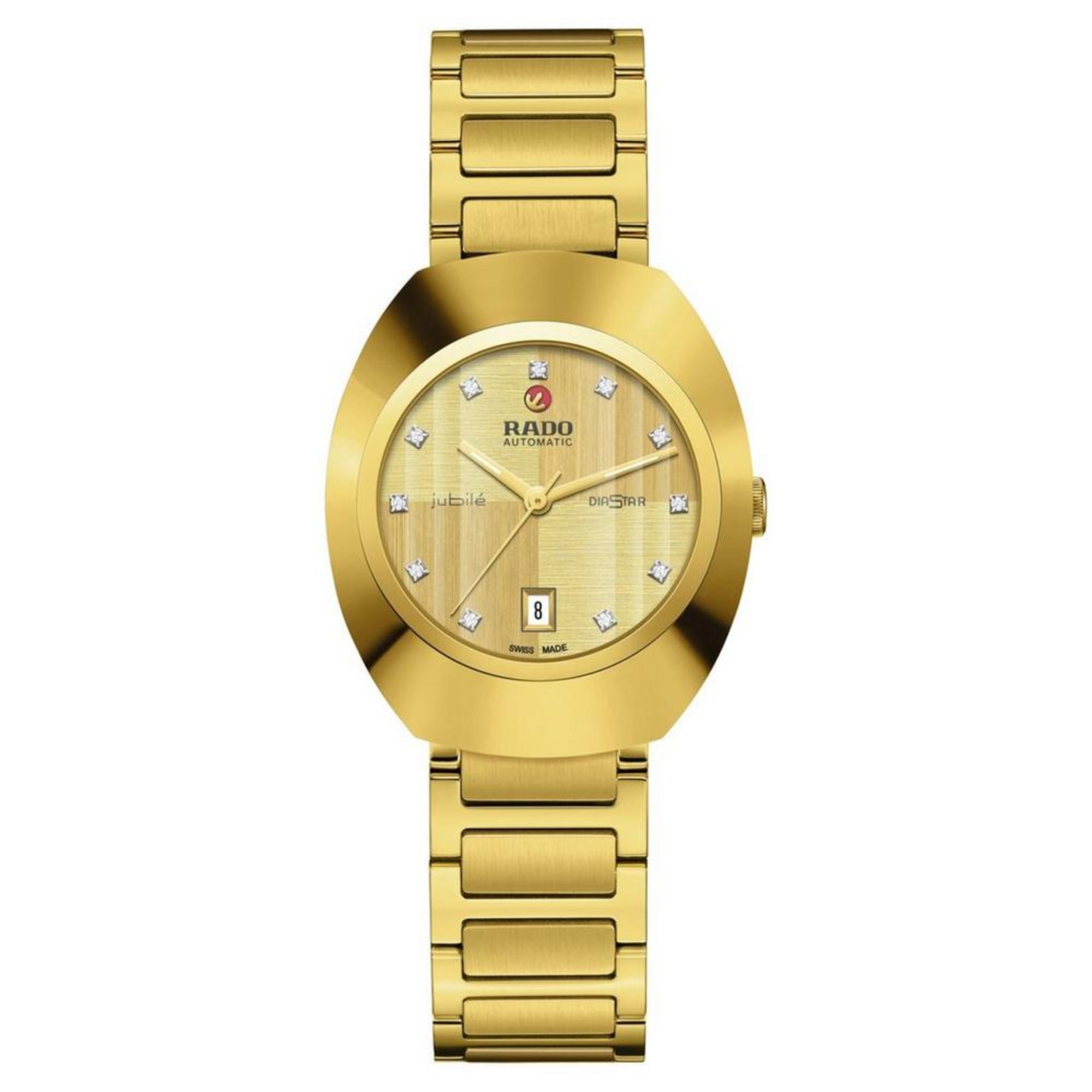 Rado R12171713 Diastar Original Automatic Diamonds 30mm Ladies Watch - Bijoux Eclore