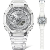 Casio GA2100BM-7A8 G-Shock 2100 Series Analog Digital Silver Dial Resin Watch - Bijoux Eclore