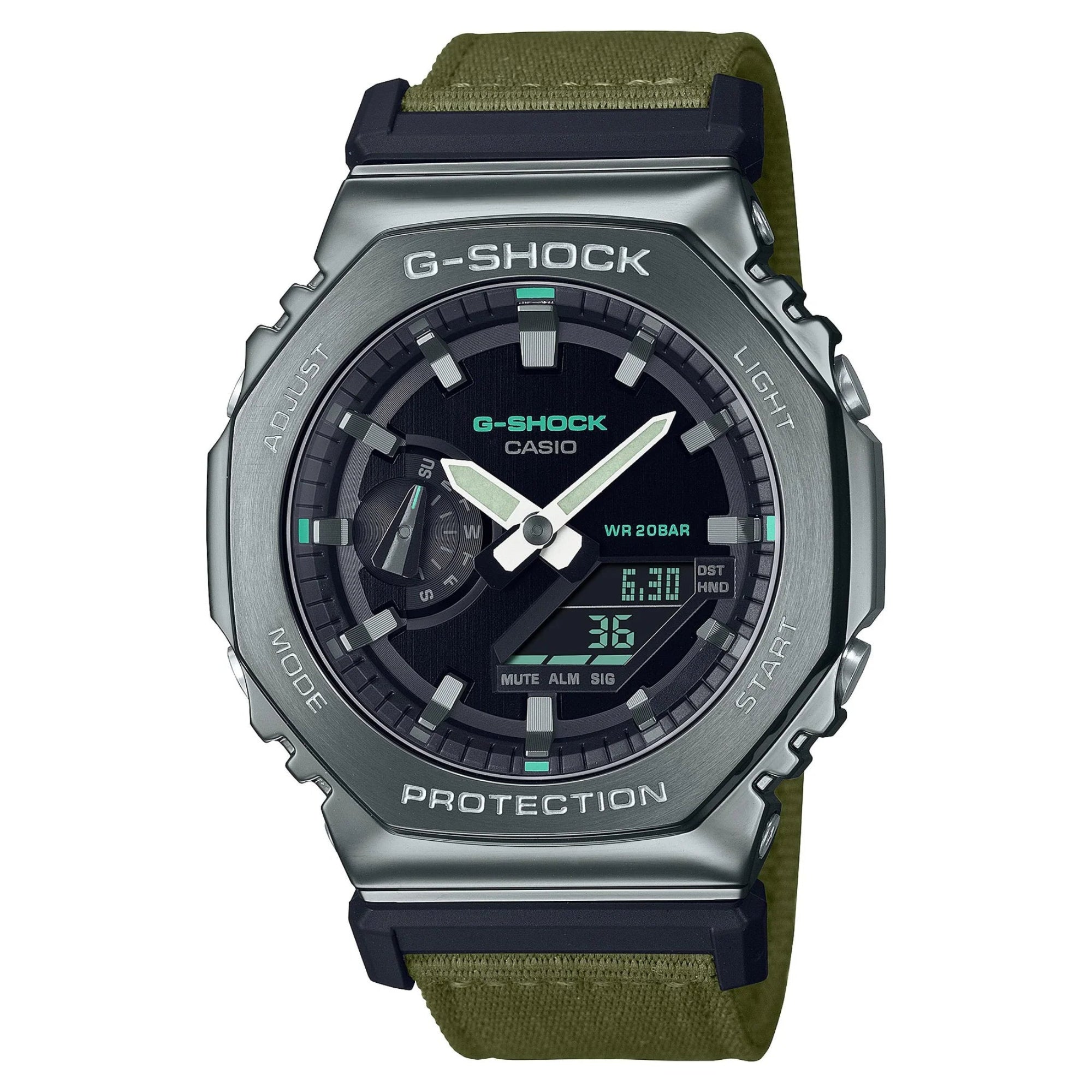 G-Shock  Analog-Digital Utility Metal 45mm Watch GM2100CB-3A - Bijoux Eclore