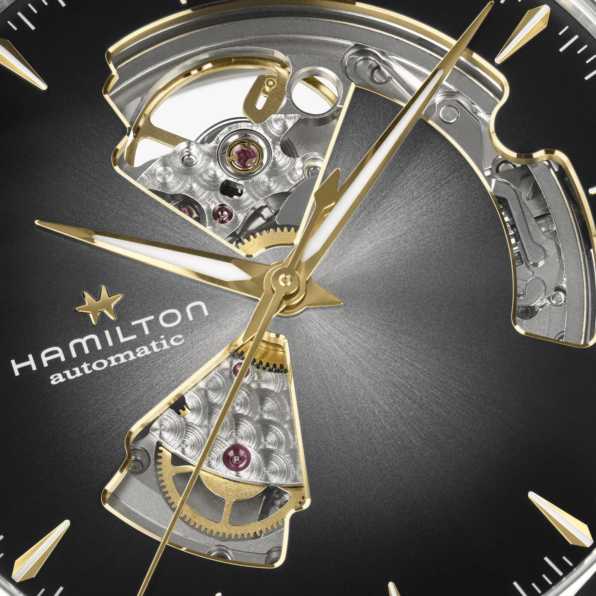 Hamilton Jazzmaster Open Heart Auto 40mm H32675181 - Bijoux Eclore