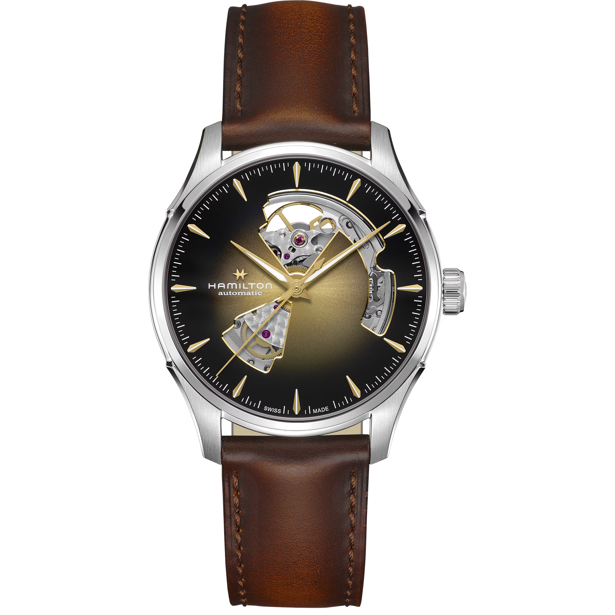 Hamilton Jazzmaster Open Heart Auto 40mm H32675501 - Bijoux Eclore