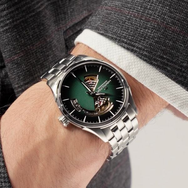 Hamilton Jazzmaster Open Heart Auto 42mm H32705160 - Bijoux Eclore