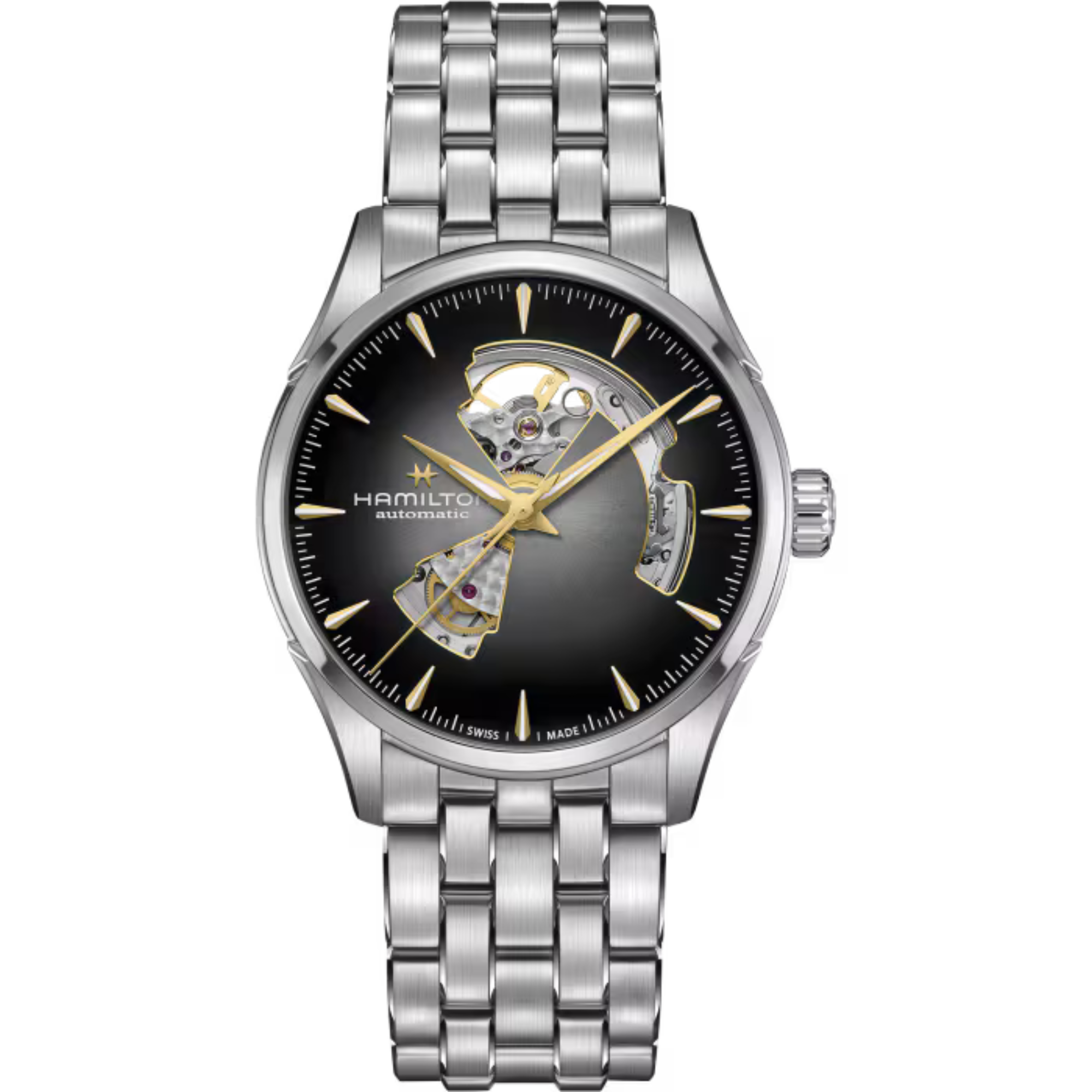Hamilton Jazzmaster Open Heart Auto H32705180 - Bijoux Eclore