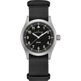 Hamilton Khaki Field 38mm Unisex Watch Black. H69401430 - Bijoux Eclore