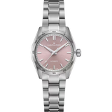 Hamilton Jazzmaster Performer Auto Pink Dial Stainless Steel Women's Watch H36105171 - Bijoux Eclore