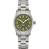 Hamilton Khaki Field quartz 33mm H69301160 Glass: Sapphire Dial Color Green - Bijoux Eclore