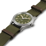 Hamilton Khaki Field Quartz Green Dial Fabric Strap Women's Watch H69301960 - Bijoux Eclore