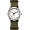 Montre homme Khaki Field Quartz, cadran blanc, bracelet en tissu, H69401910 