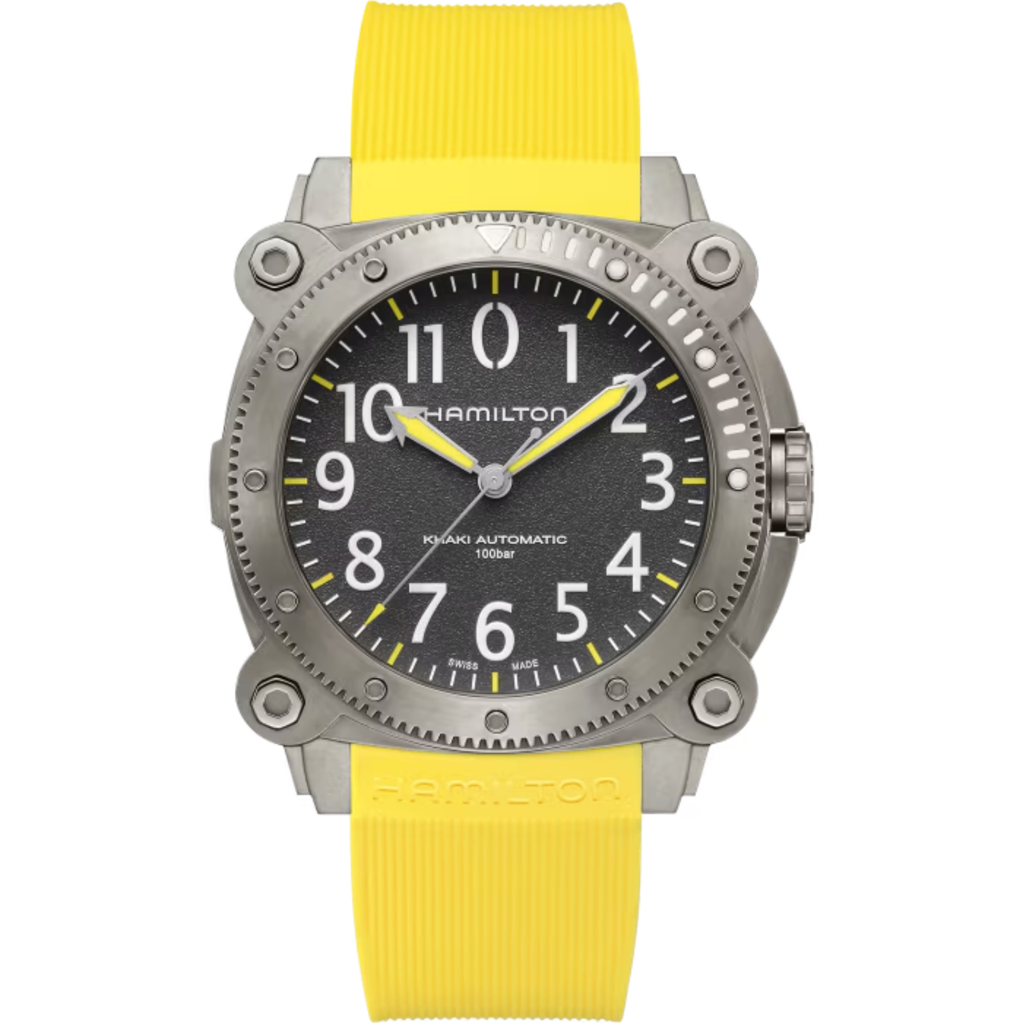 Hamilton Khaki Navy BelowZero Auto Titanium 46 mm H78535380 - Bijoux Eclore