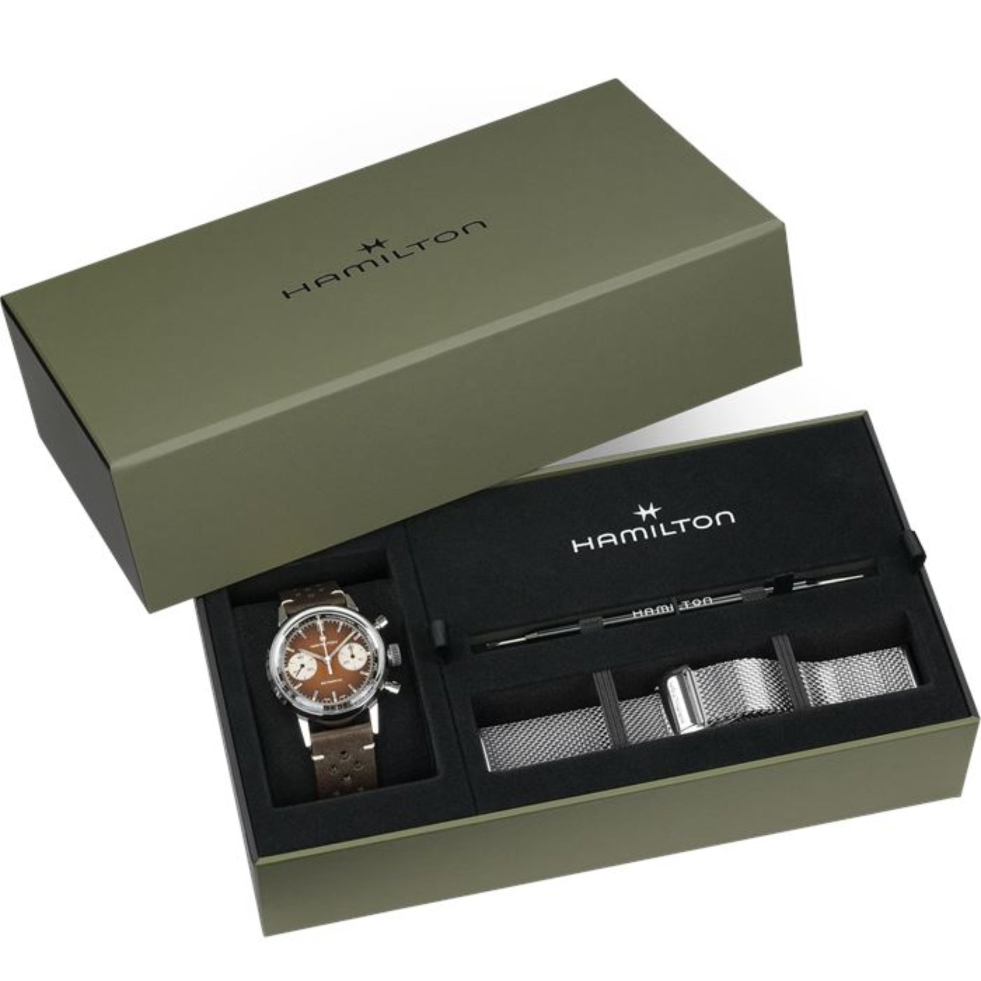 Hamilton American Classic Intra-Matic Chronograph H38429591 - Bijoux Eclore