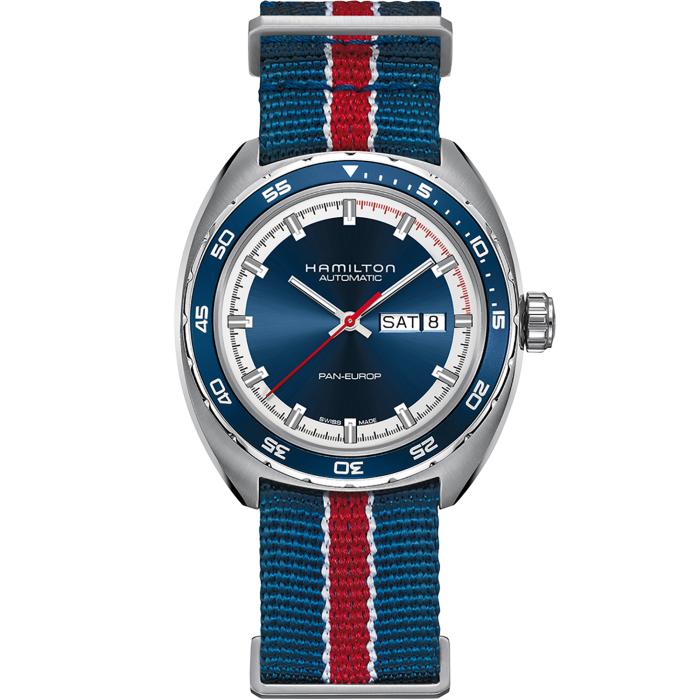 Hamilton American Classic Pan Europ Day Date Auto Automatic Mens Watch H35405741