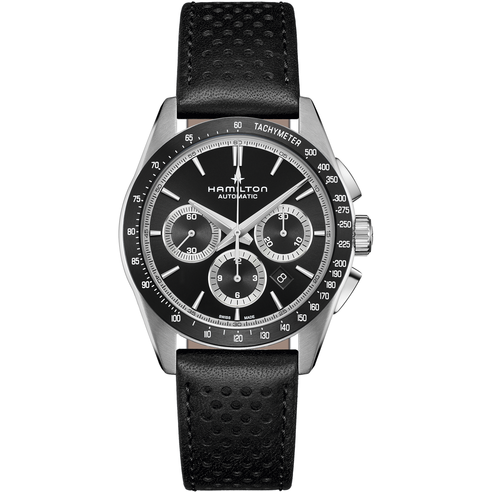 Hamilton Jazzmaster Performer Auto Chrono Black Dial Watch H36606730