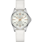 Hamilton Khaki Aviation Pilot Auto Automatic Silver Dial Women Watch H76215850