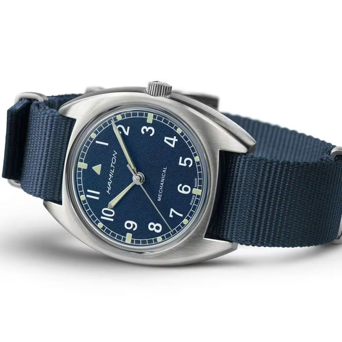 Hamilton Khaki Aviation Pilot Pioneer Mechanical Blue Dial Men's Watch H76419941