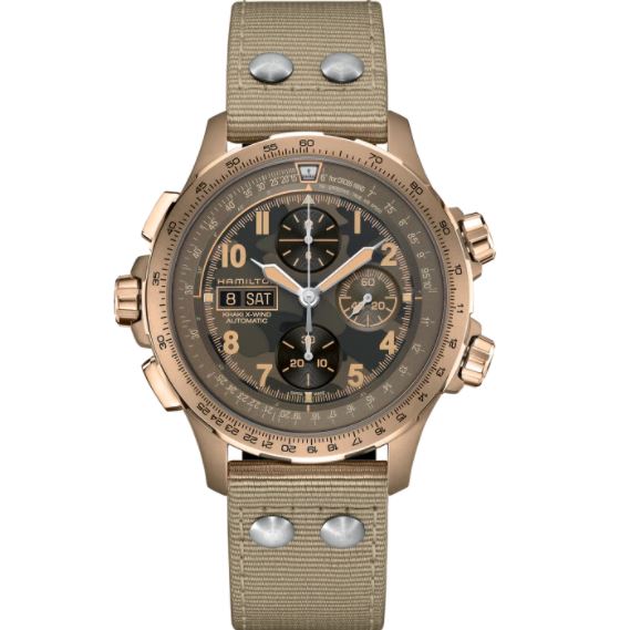 Hamilton Khaki Aviation X-Wind Auto Chrono Automatic Rose-gold Tone H77916920