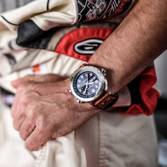 Hamilton Khaki Aviation X-wind Day Date Auto Automatic Blue Dial Watch H77765541