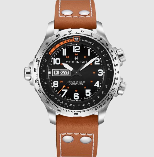 Hamilton Khaki Aviation X-Wind Day Date Auto Automatic Watch H77755533