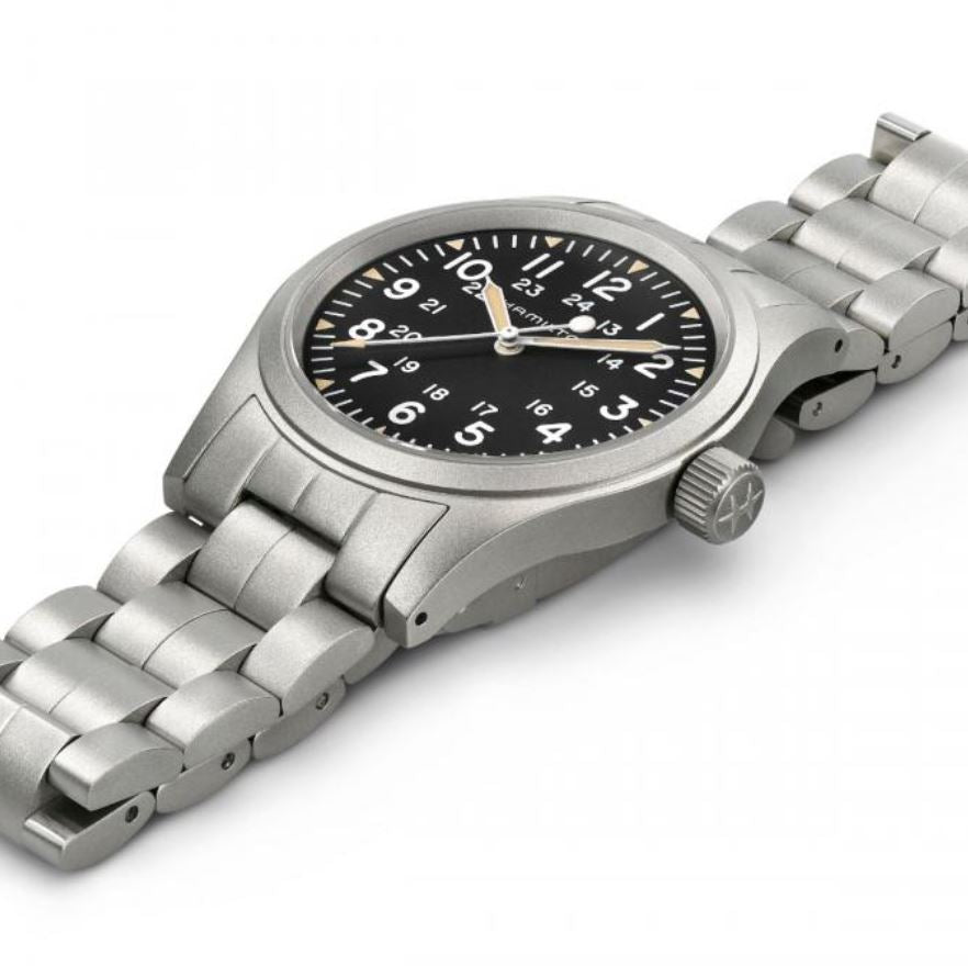 Hamilton Khaki Field Mechanical Black Dial Stainless Steel H69439131