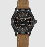Hamilton Khaki Field Titanium Auto Black Dial Men's Watch H70665533