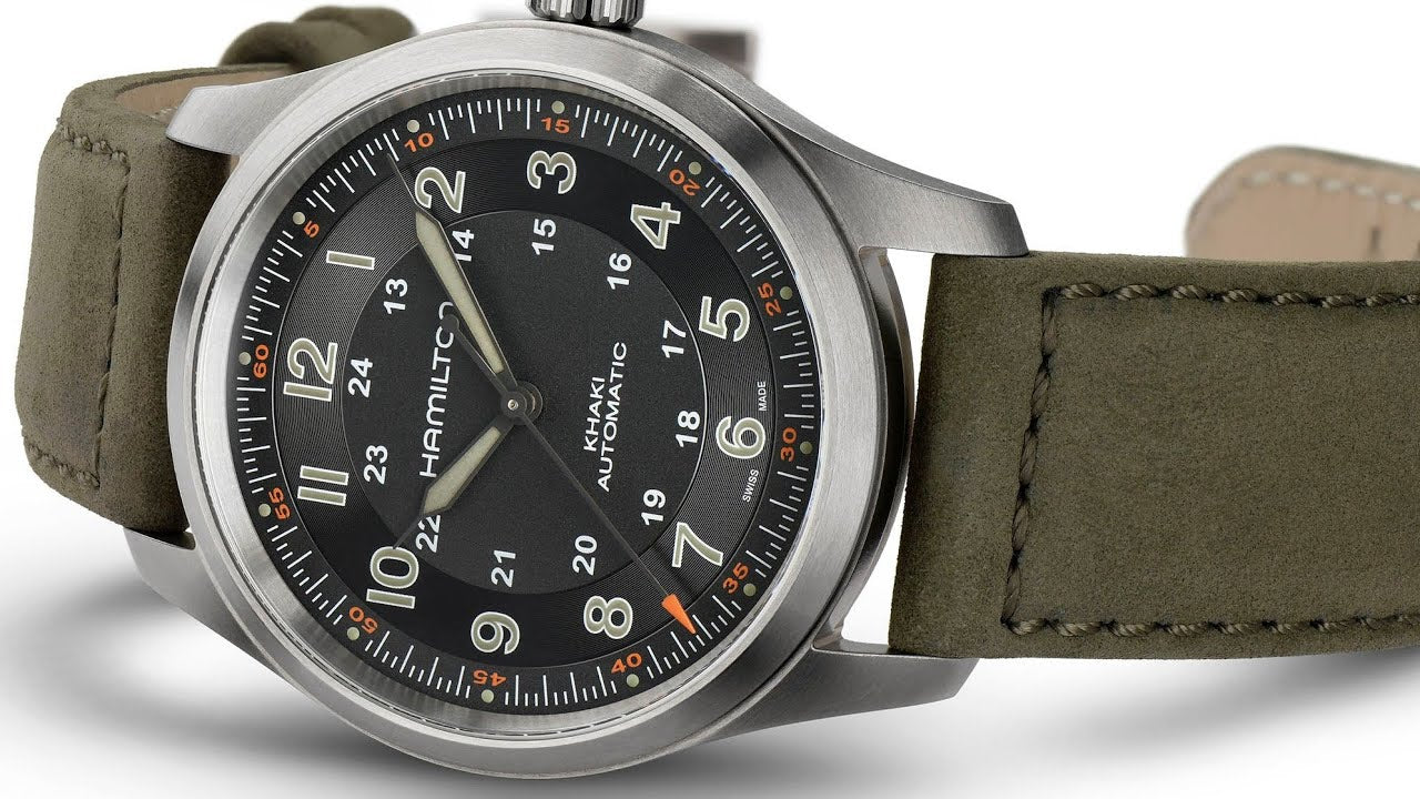 Hamilton Khaki Field Titanium Auto Black Dial Unisex Watch H70205830