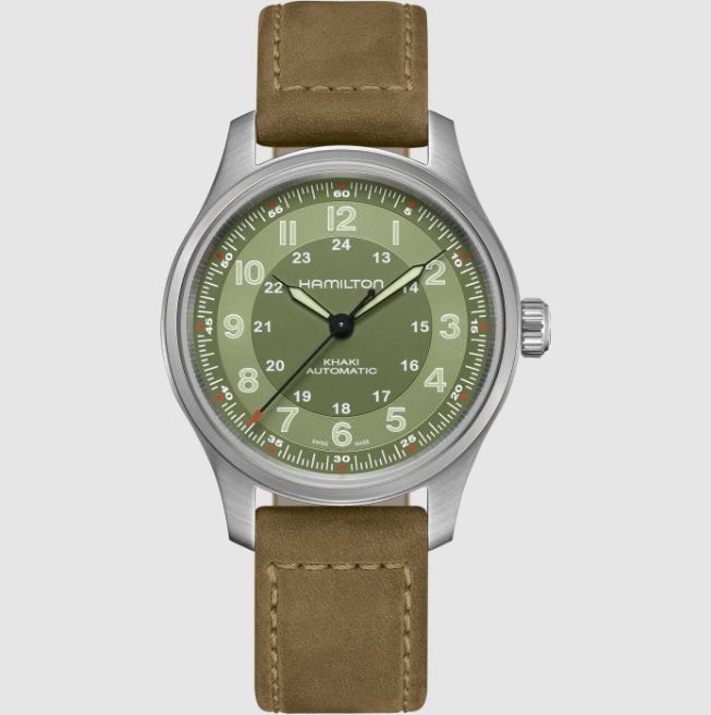 Hamilton Khaki Field Titanium Auto Green Dial H70545560