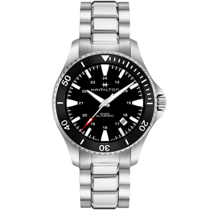 Hamilton Khaki Navy Scuba Auto Automatic 40mm Black Dial H82335131
