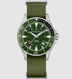 Hamilton Khaki Navy Scuba Auto Green Dial Watch H82375961